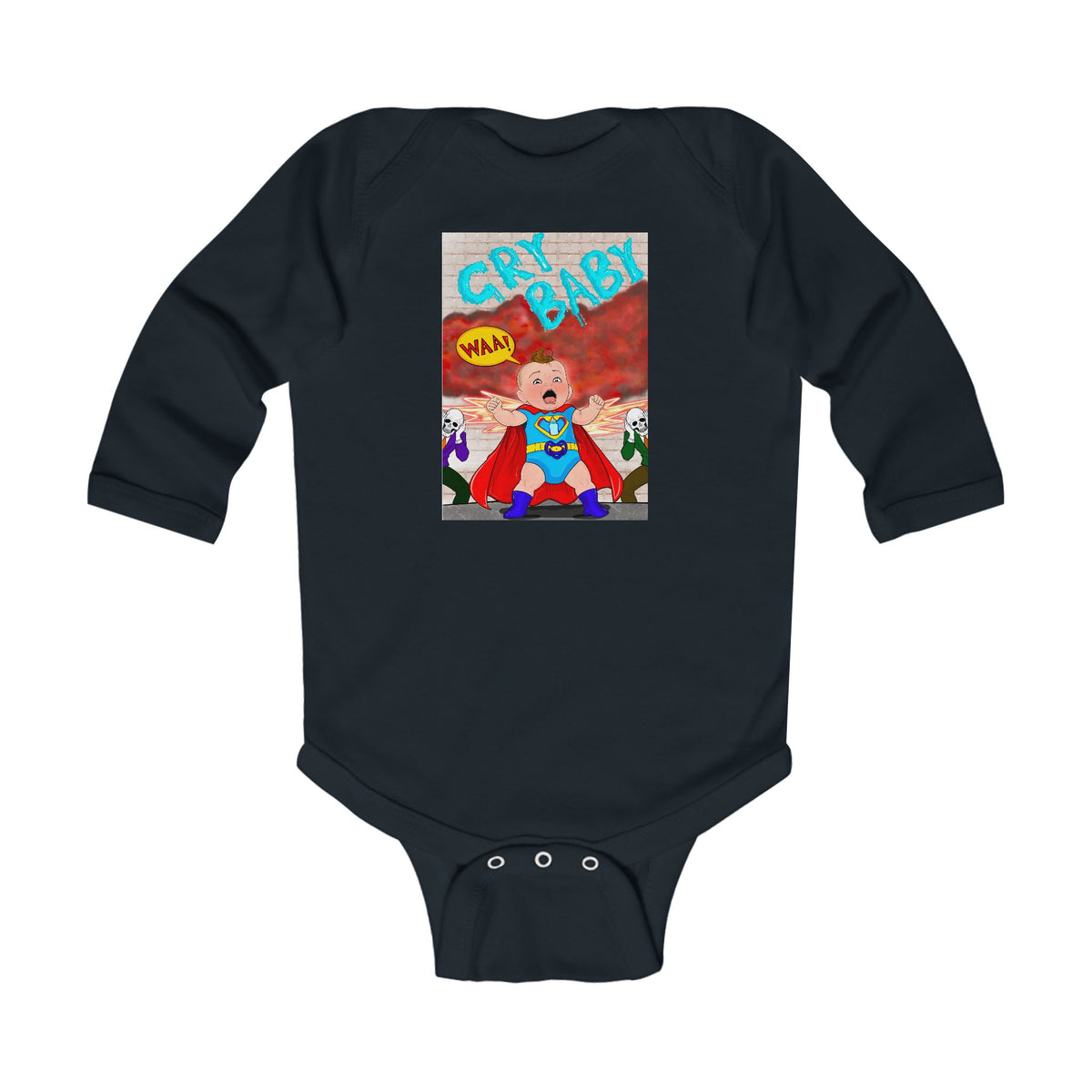 C is for Cry Baby Infant Long Sleeve Bodysuit