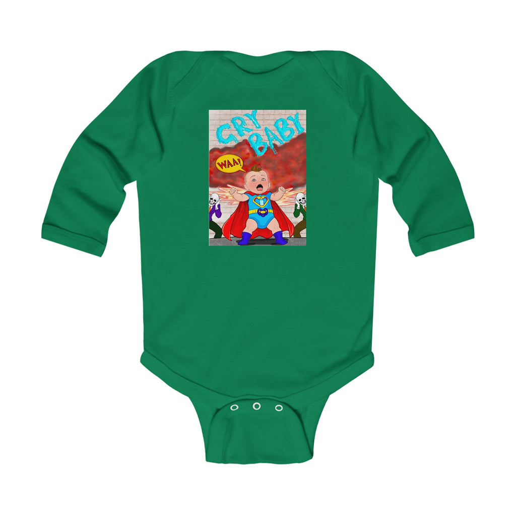 C is for Cry Baby Infant Long Sleeve Bodysuit