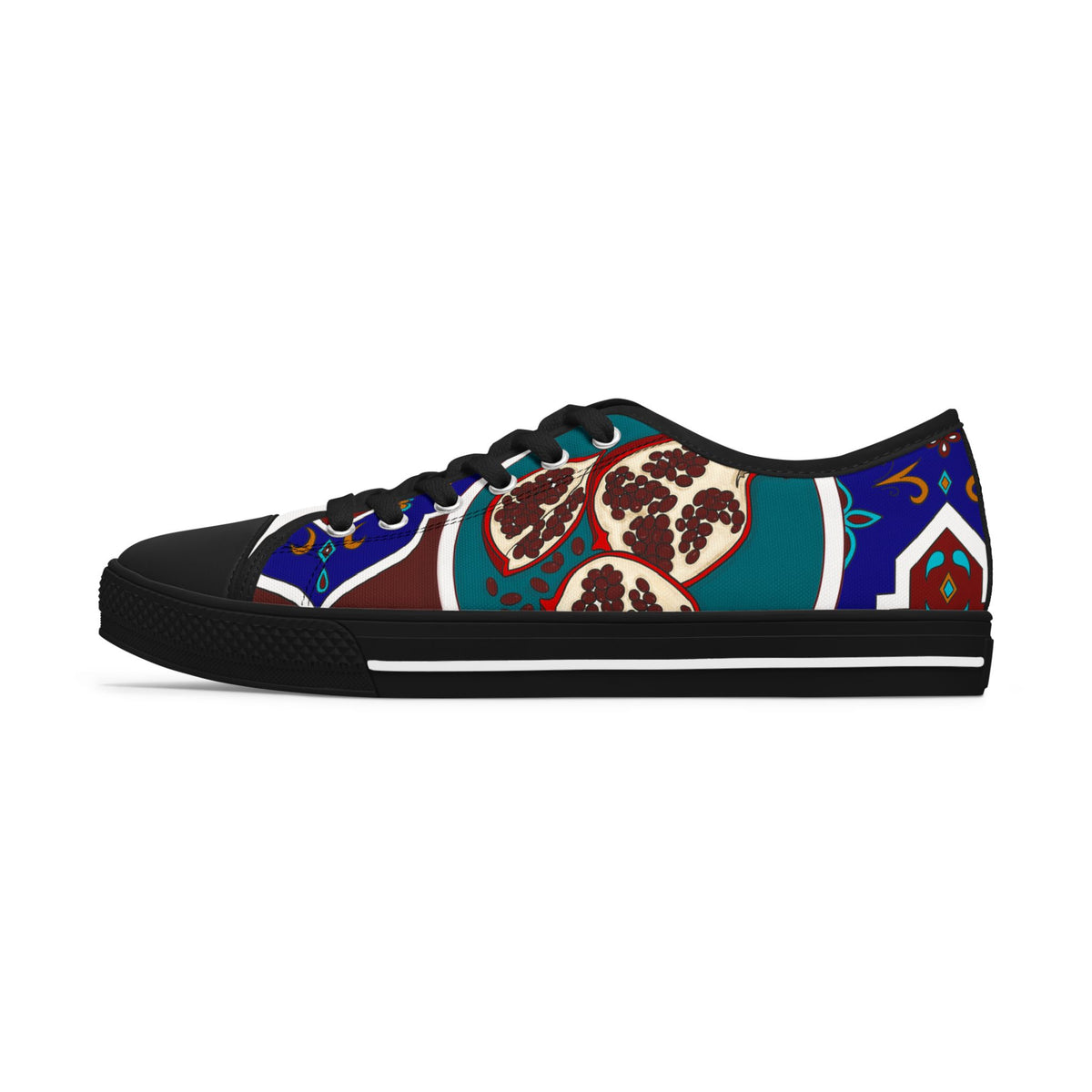 Women's Colorful Boho Pattern Low Top Sneakers