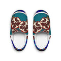 Pomegranate Pattern Men’s Indoor Slippers — Cozy Decorative House Shoes