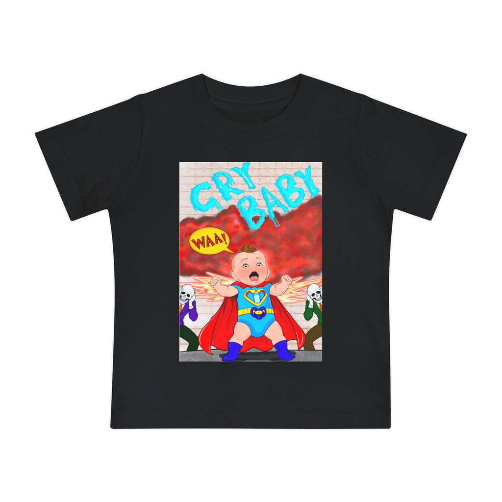 Baby T-Shirt — 'Cry Baby' Superhero Infant Tee