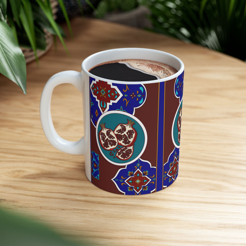 Yalda Ceramic Mug – A Touch of Persian Tradition  11oz & 15oz