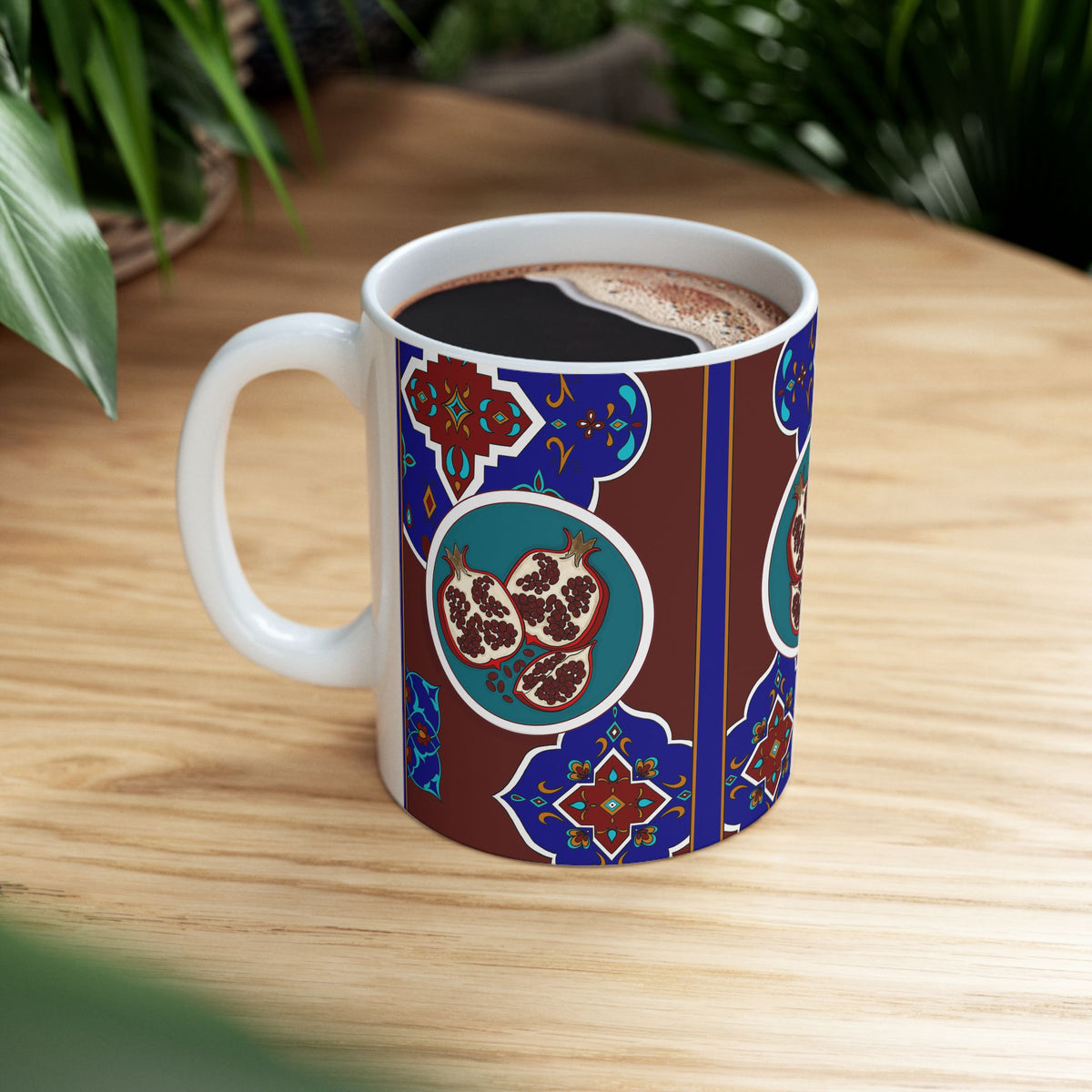 Yalda Ceramic Mug – A Touch of Persian Tradition  11oz & 15oz