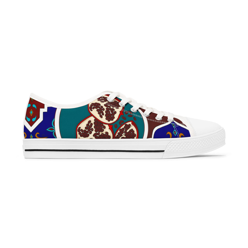 Women's Colorful Boho Pattern Low Top Sneakers