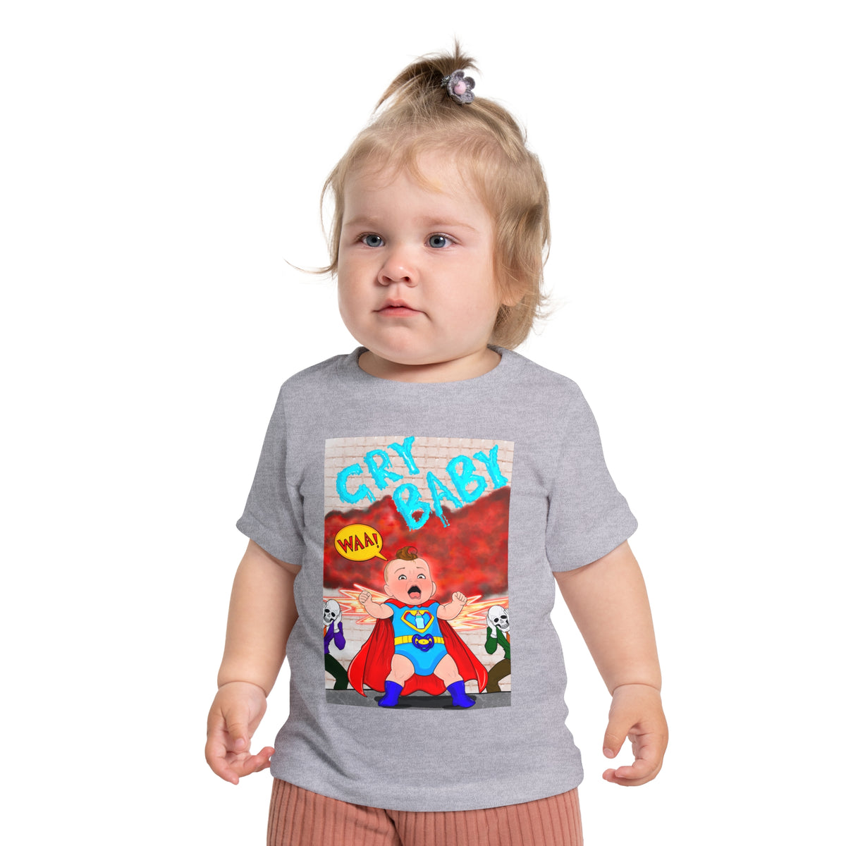 Baby T-Shirt — 'Cry Baby' Superhero Infant Tee