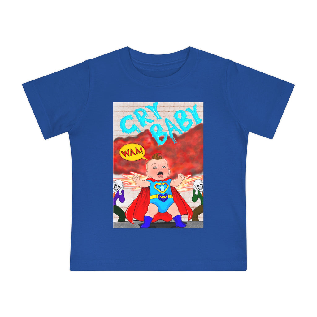 Baby T-Shirt — 'Cry Baby' Superhero Infant Tee