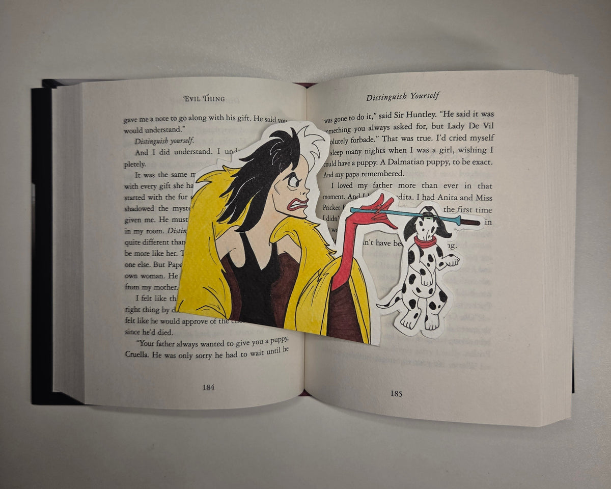 Cruella De Vil Bookmark