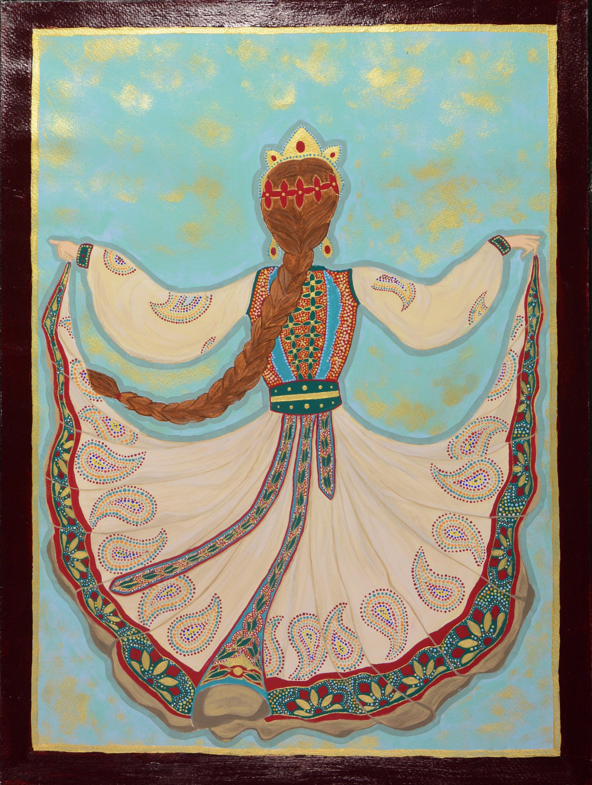 Dance of the sky acrylic painting