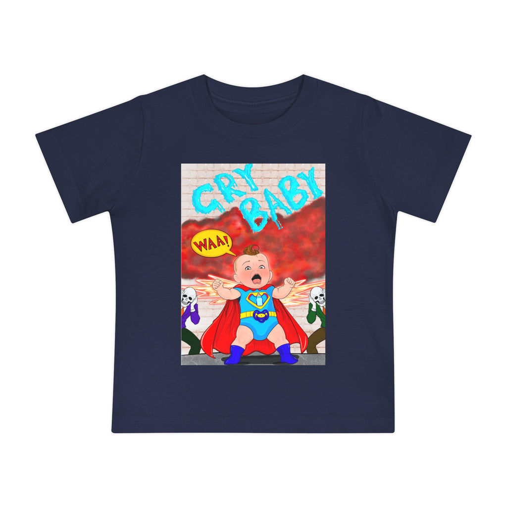 Baby T-Shirt — 'Cry Baby' Superhero Infant Tee