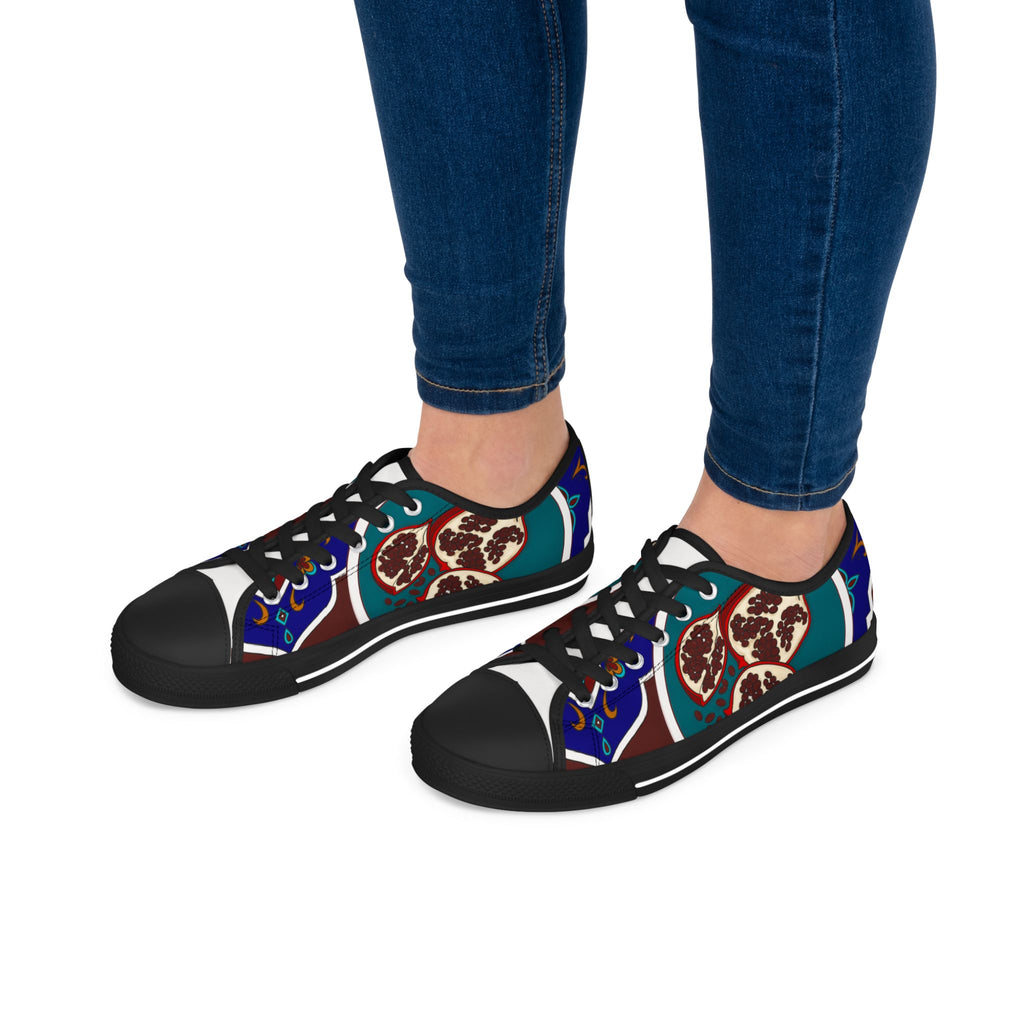 Women's Colorful Boho Pattern Low Top Sneakers