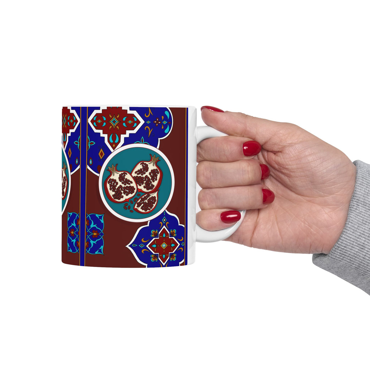Yalda Ceramic Mug – A Touch of Persian Tradition  11oz & 15oz