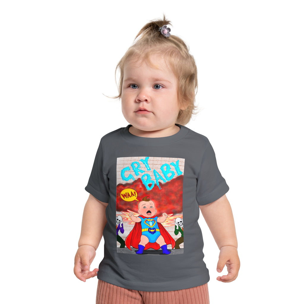 Baby T-Shirt — 'Cry Baby' Superhero Infant Tee