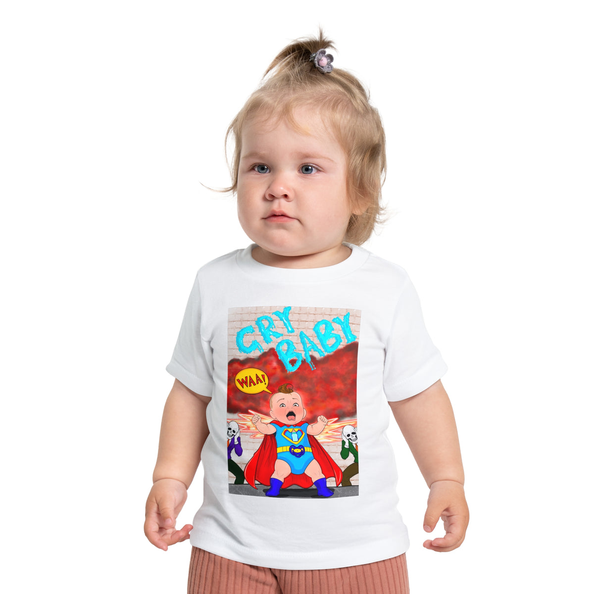 Baby T-Shirt — 'Cry Baby' Superhero Infant Tee