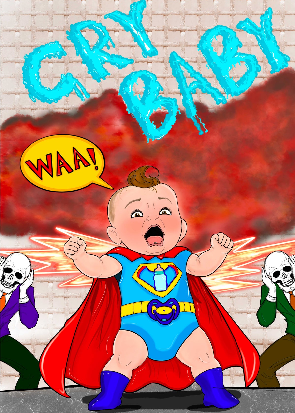 Cry Baby Art card