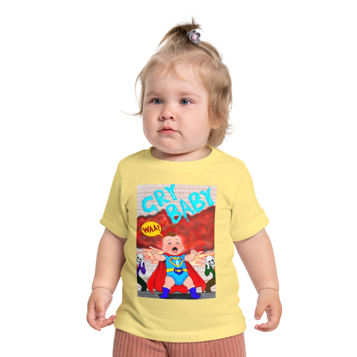 Baby T-Shirt — 'Cry Baby' Superhero Infant Tee