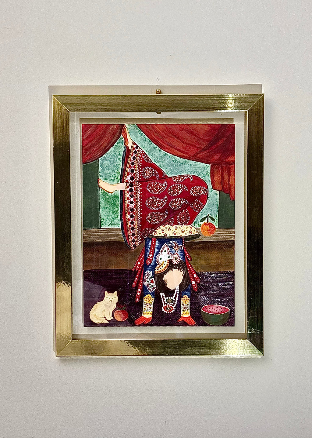 Qajar Tale Acrylic painting